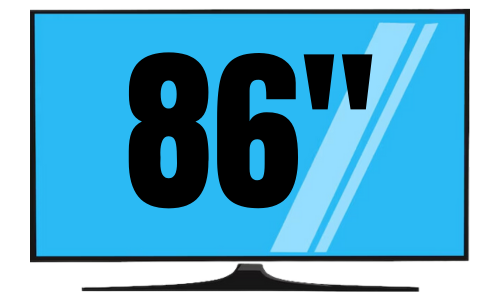86 אינץ'