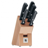 סט 5 סכינים בבלוק עץ מבית WMF דאבליו אם אף דגם 4000530578341