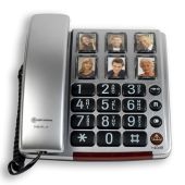 טלפון שולחני מוגבר מבית AMPLICOMMS אמפליקומס דגם BIG TEL 40