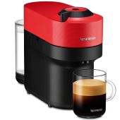 מכונת קפה מבית NESPRESSO נספרסו דגם VERTUO POP GCV2-IL-RE-NE בצבע אדום