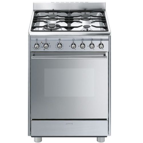 תנור משולב כיריים מבית SMEG סמאג דגם SSA60MX2