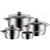 סט 3 סירים + קלחת מבית WMF דאבליו אם אף דגם QUALITY ONE 0774146380