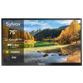 טלויזיה 2000NIT OUTDOOR TV בגודל 75 אינץ` SYLVOX דגם 23951