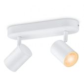 גוף תאורה כפול חכם מבית WIZ וויז דגם WIZ SMART SPOTS 2x5W 22-65K RGB W