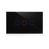 מתג טאץ` חכם לתאורה מבית NISKO ניסקו 3 לחצנים WIFI דגם 37042473
