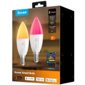 זוג נורות חכמות GOVEE RGBWW SMART LED BULB E14 גובי דגם 450447H