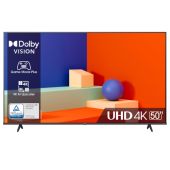 טלוויזיה חכמה "50 4K UHD מבית HISENSE הייסנס דגם 50A6K