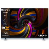 טלוויזיה חכמה "55 HISENSE 4K הייסנס דגם 55A69K