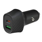 מטען לרכב 38W כולל 2 יציאות MOWER USB-A+USB-C מאוור דגם 572989