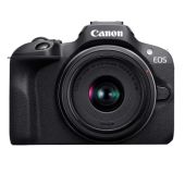 מצלמה ללא מראה מבית CANON קנון דגם EOS R100 R100+RF 18-45MM 6052C074AA