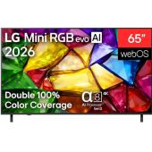 טלוויזיה חכמה 65" LG 4K MINI RGB AI אל ג`י דגם 65MRGB85B6C