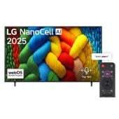 טלוויזיה חכמה 65" LG NANOCELL אל ג`י דגם 65NANO80A6A