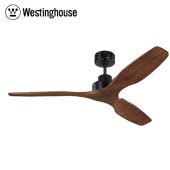 מאוורר תקרה שחור ועץ טבעי WESTINGHOUSE ווסטינגהאוס דגם 73154-2848