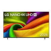טלוויזיה חכמה 85 אינץ` LG NANO UHD AI NU84 אל ג`י דגם 85NU840B6LA
