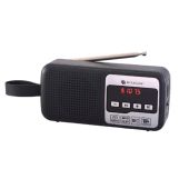 רדיו FM דיגיטלי עם טעינה סולארית MIRACASE מירהקייס דגם 99218-000-26