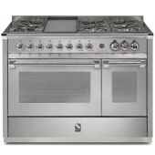 תנור אפיה משולב כיריים 120 ס"מ מבית STEEL סטיל דגם A12FF-4TM סדרת ASCOT