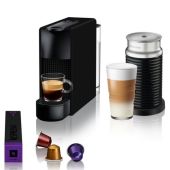 מכונת קפה NESPRESSO ESSENZA MINI BUNDLE נספרסו דגם A3NC30 כולל מקציף חלב ארוצ`ינו