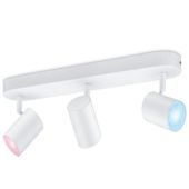 גוף תאורה חכם מבית WIZ וויז דגם WIZ SMART SPOTS 3x5W 22-65K RGB W