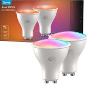 2 מנורות LED חכמות GOVEE GU10 Wifi&BLE RGBWW גובי דגם B600D3C1 450442H