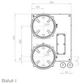 כיריים אינדוקציה 2 מבערים PITT COOKING פיט קוקינג דגם BALUT-INDUCTION