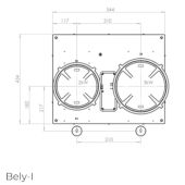 כיריים אינדוקציה 2 מבערים PITT COOKING פיט קוקינג דגם BELY-INDUCTION
