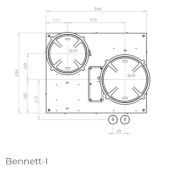 כיריים אינדוקציה 2 מבערים PITT COOKING פיט קוקינג דגם BENNETT-INDUCTION