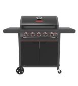 גריל גז 5 מבערים כולל כירת צד AMGAZIT אמגזית דגם BLUEFLAME 34069