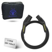 כבל טעינה לרכב חשמלי תלת פאזי BRAUMERS 11KW בראומרס דגם BREV-CAB11KWT2-5MTPU