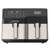סיר טיגון 2 תאים 5.5L+3.5L דיגיטלי BLACK&DECKER בלאק אנד דקר דגם BXAF9000E