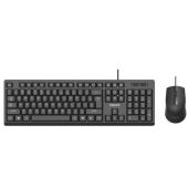 סט מקלדת ועכבר חוטי שחור מבית PHILIPS פיליפס דגם C201