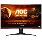מסך מחשב גיימינג "27 קעור מבית AOC איי או סי דגם C27G2ZE/BK/00