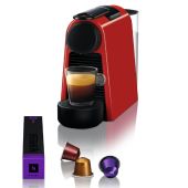מכונת קפה NESPRESSO נספרסו ESSENZA MINI אסנזה מיני בצבע אדום דגם D30