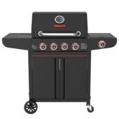 גריל גז 4 מבערים כולל כירת צד AMGAZIT אמגזית דגם CARBON 34065
