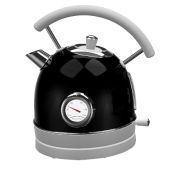 קומקום חשמלי בעיצוב רטרו DAVO דאבו דגם DRK700-BLACK