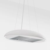 קולט אדים אי 90 ס"מ AIRFORCE איירפורס דגם ECLIPSE לבן