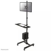 תחנת עבודה ניידת למסכים 10"-32" NEO MOUNTS ניאומאונטס דגם FPMA-MOBILE1700