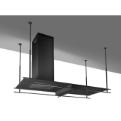 קולט אדים אי 180 ס"מ מבית AIRFORCE איירפורס דגם FRAME-ISL-180-BK