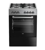תנור משולב כיריים 60 ס"מ BEKO בקו דגם FSE62120DXDSL