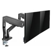 זרוע מתכווננת לשני מסכי מחשב עד 35" EAZO איזו דגם G2 USB