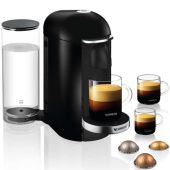 מכונת קפה NESPRESSO VERTUO PLUS נספרסו דגם GBC2 בגוון שחור
