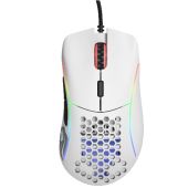 עכבר גיימינג חוטי לבן מט GLORIOUS גלוריוס דגם GD-WHITE