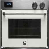 תנור בנוי 60 ס"מ מבית STEEL סטיל דגם GFE6-NA סדרת GENESI גימור לבן