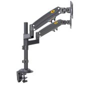 זרוע דו מפרקית ארגונומית ל 2 מסכי מחשב מבית AUDIO LINE אודיו ליין דגם H-180