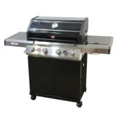 מנגל גז שחור 4 להבות STANLEY GRILLS סטנלי גרילים דגם HABQ-4010B