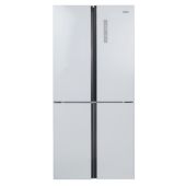מקרר 4 דלתות 83 ס"מ HAIER האייר דגם HRF5500FW זכוכית לבנה