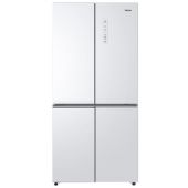 מקרר 4 דלתות 91 ס"מ HAIER האייר דגם HRF-7100FW זכוכית לבנה מהדרין