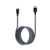 כבל ICONIC CABLE A-C 2M אייקוניק דגם IDI-503 שחור - כסוף