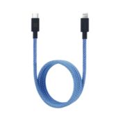 כבל ICONIC CABLE C-L 1M אייקוניק דגם IDI-510 כחול - כסוף