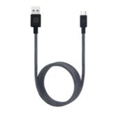 כבל ICONIC CABLE A-L 1M אייקוניק דגם IDI-513 שחור - כסוף