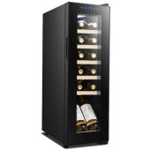 מקרר יין צר במיוחד 12 בקבוקים LANDERS לנדרס דגם JC34W